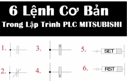 6 lenh lap trinh plc mitsubishi co ban