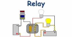 transistor va relay output